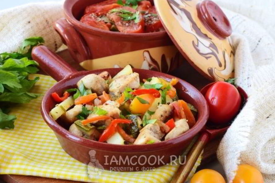 Рецепт рагу овощного с мясом и картошкой