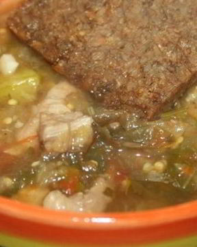 Рагу овощное с телятиной