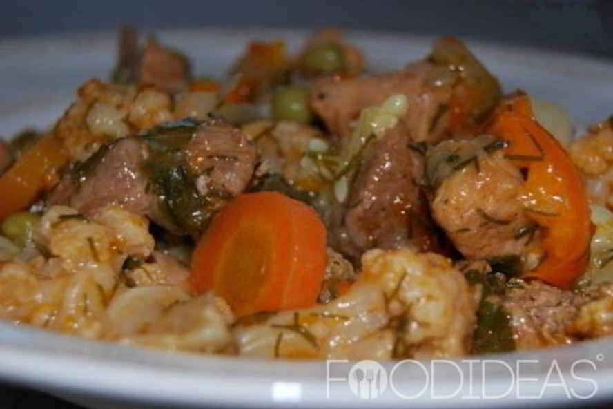 Рецепт рагу с мясом в мультиварке