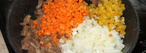 шляпы разбойников с мясным рагу. Шаг 3