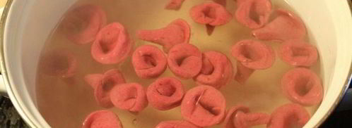 шляпы разбойников с мясным рагу. Шаг 5