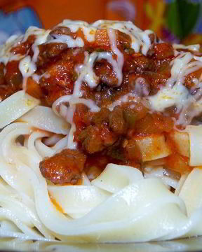 Тальятелле с рагу