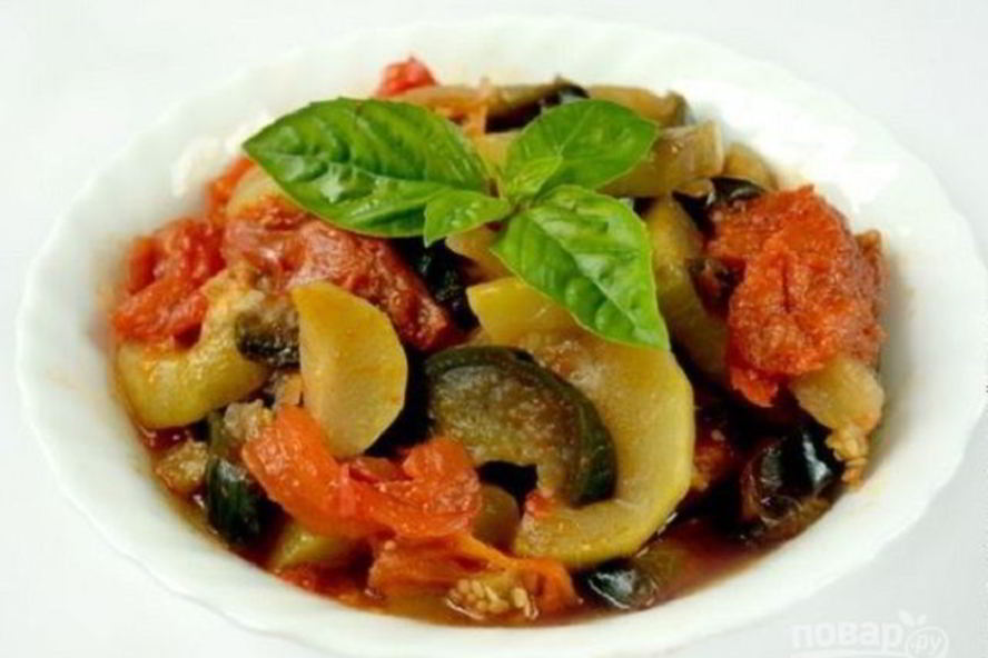 Рецепт рататуя в мультиварке