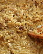 Ризотто с белыми грибами и апельсинами