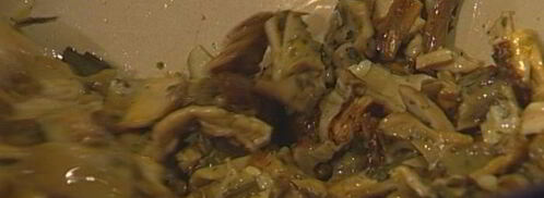 ризотто с белыми грибами и апельсинами. Шаг 7