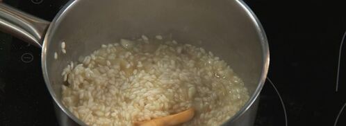 ризотто с белыми грибами. Шаг 2