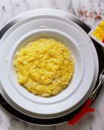 Ризотто с двумя видами сыра и шафраном