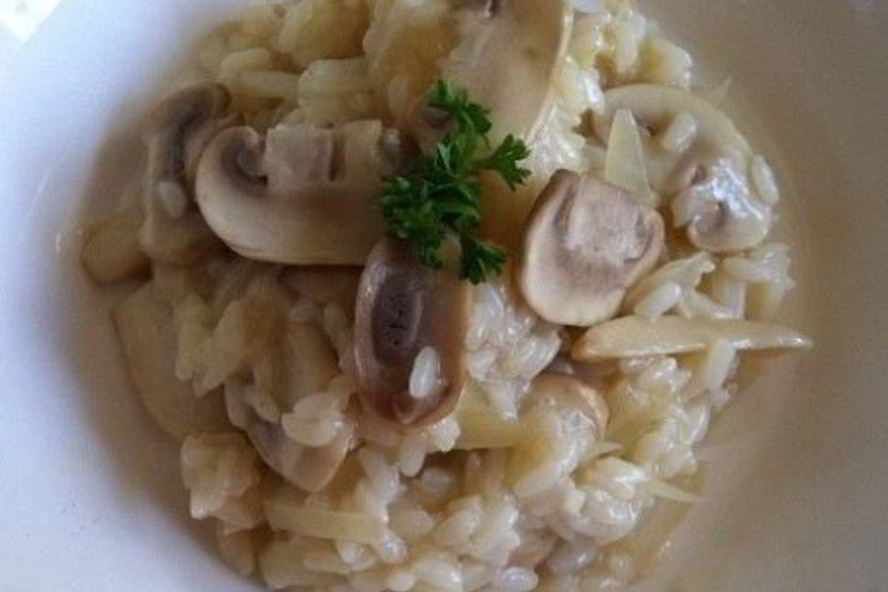 Рецепт ризотто с грибами и луком