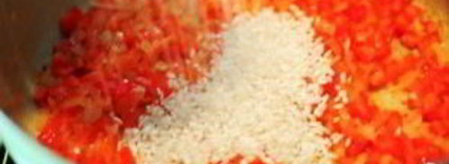 ризотто с красным перцем. Шаг 7