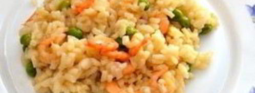 ризотто с креветками и горошком. Шаг 7