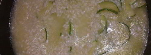 ризотто с креветками и цукини. Шаг 2