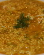 Ризотто с лангустинами