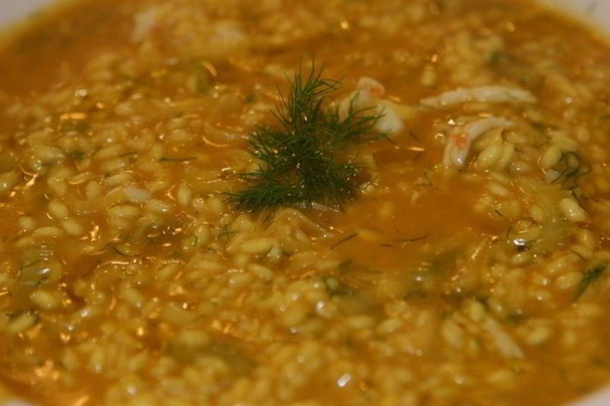 Рецепт ризотто с лангустинами