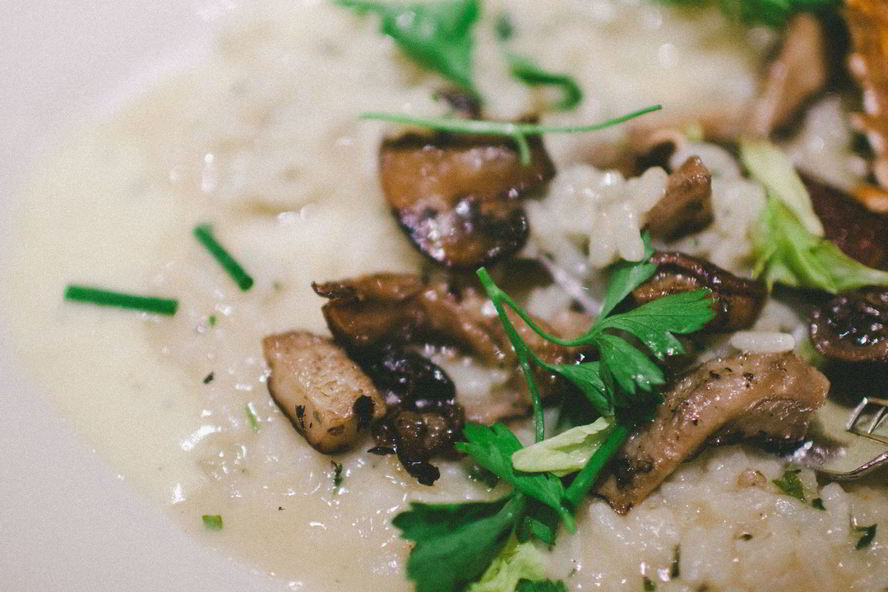 Рецепт ризотто с лесными грибами и белым вином