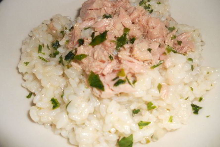 Рецепт ризотто с тунцом