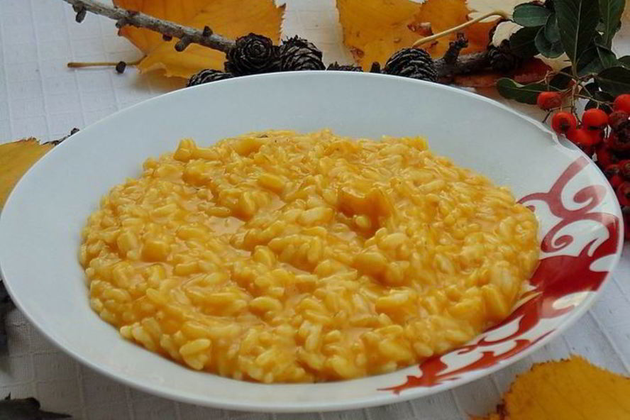 Рецепт ризотто с тыквой и сыром