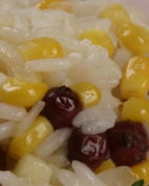 Ризотто с яблоками и клюквой