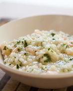 Ризотто со спаржей