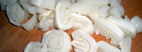 желтое ризотто с морепродуктами. Шаг 3