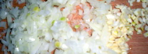 желтое ризотто с морепродуктами. Шаг 4