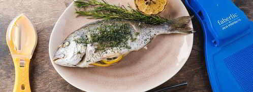 дорада, запеченная с пряными травами и лимоном. Шаг 6