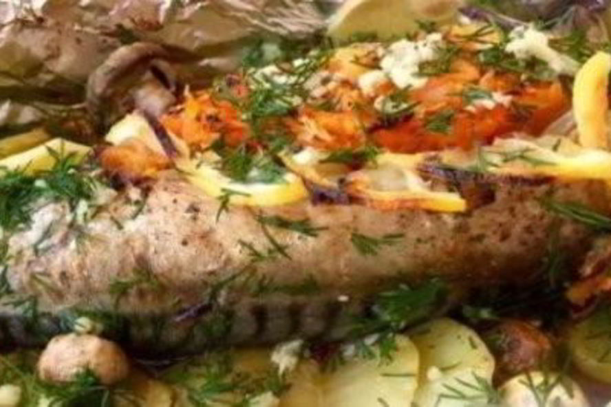 Рецепт фаршированной скумбрии запеченной в духовке