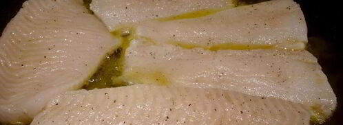 филе палтуса с соусом из моркови и кориандра. Шаг 9