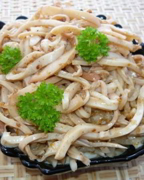 Кальмары по-корейски без моркови