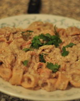 Кальмары с сыром и чесноком