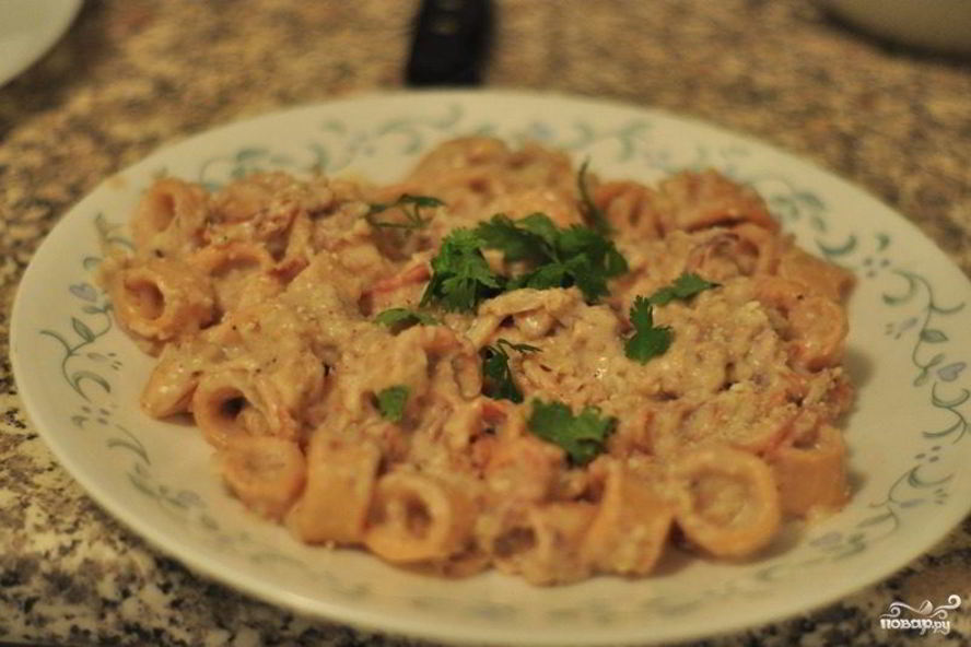 Рецепт кальмаров с сыром и чесноком