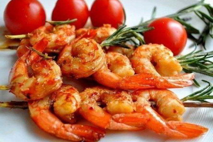 Рецепт креветок, обжаренных с имбирем