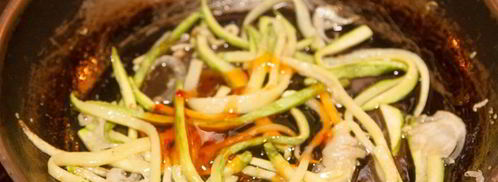 лосось с лапшой из цукини. Шаг 6