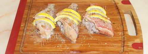 морской окунь в сырном соусе. Шаг 3