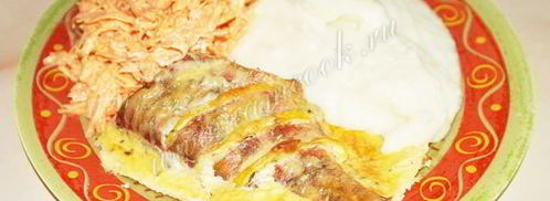 морской окунь в сырном соусе. Шаг 7