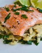 Нежнейший лосось с фенхелем