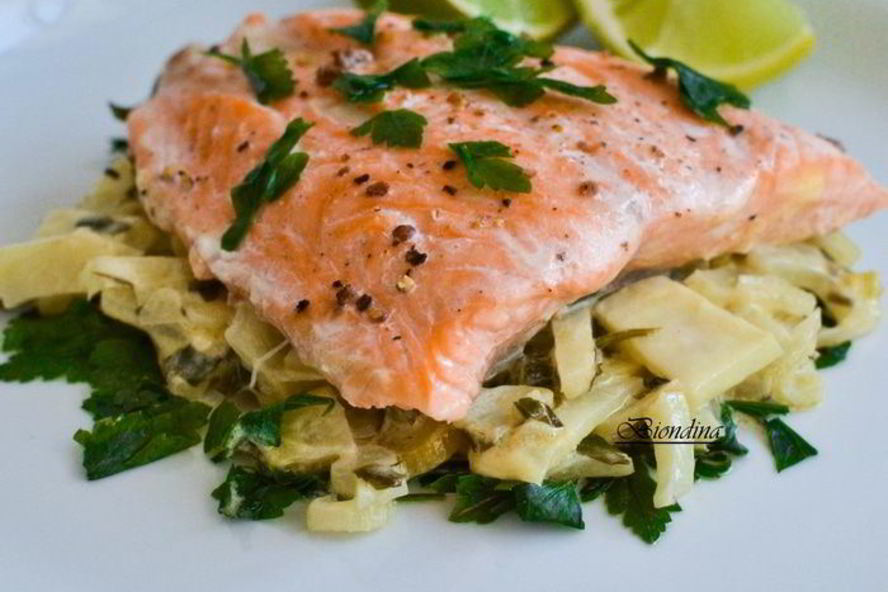 Рецепт нежнейшего лосося с фенхелем