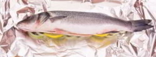 рыба с розмарином, запеченная в фольге. Шаг 4