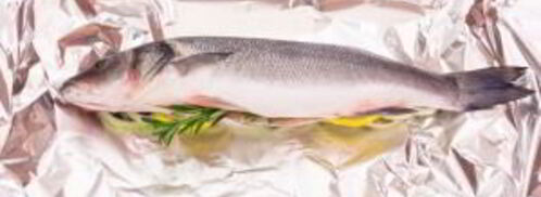 рыба с розмарином, запеченная в фольге. Шаг 5