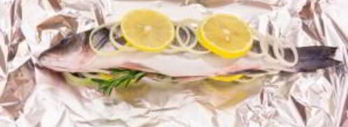 рыба с розмарином, запеченная в фольге. Шаг 6