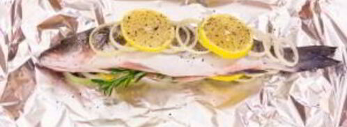 рыба с розмарином, запеченная в фольге. Шаг 7