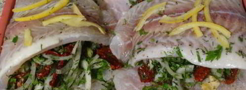 рыба с вялеными томатами. Шаг 9