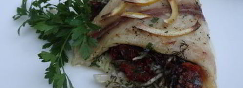 рыба с вялеными томатами. Шаг 10