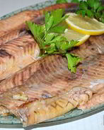 Рыба, запеченная в соли