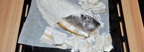 рыба, запеченная в соли. Шаг 4
