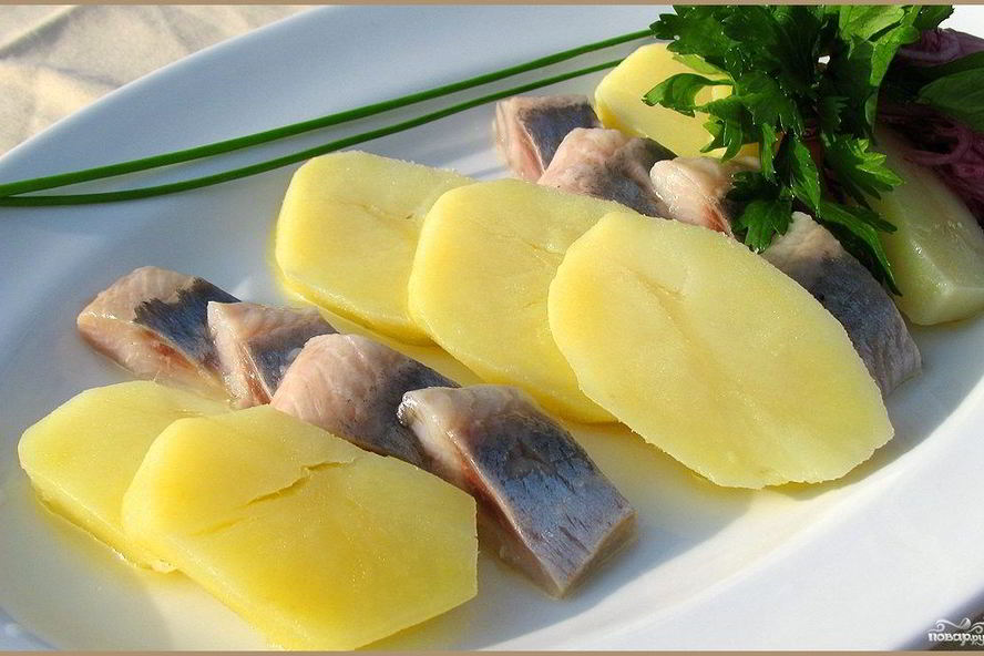 Рецепт селедки с картошкой