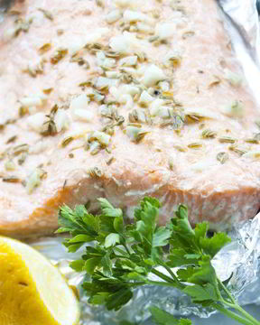 Семга в маринаде