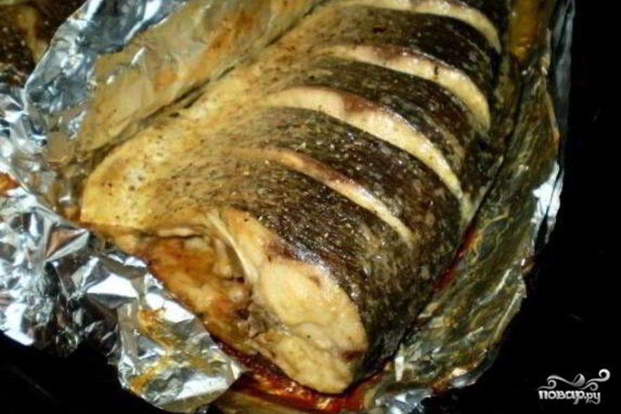 Рецепт толстолобика в духовке в фольге