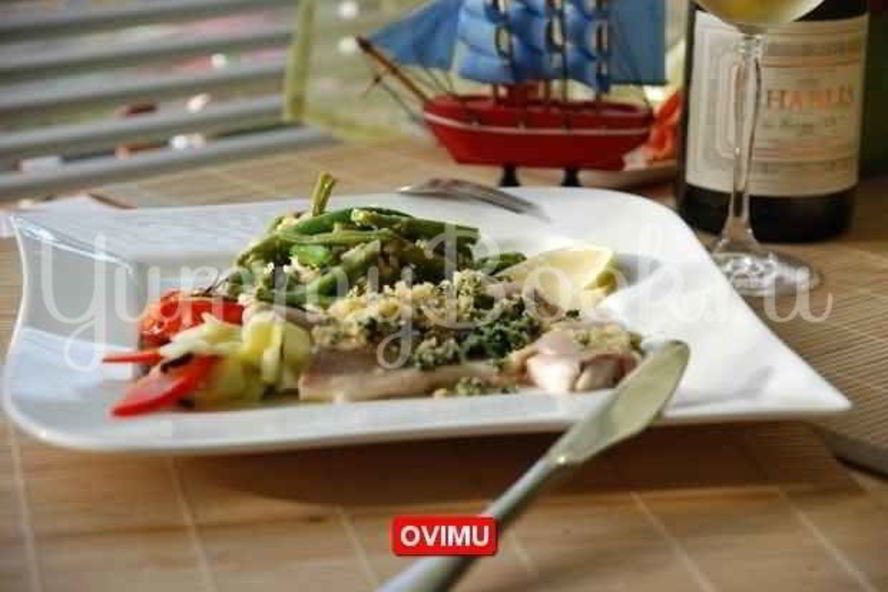 Рецепт воскресной форели под крошкой