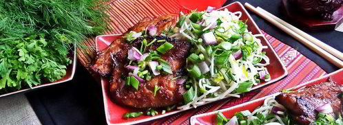 запеченная скумбрия с японской лапшой. Шаг 21