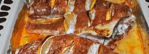 запеченный морской окунь. Шаг 4